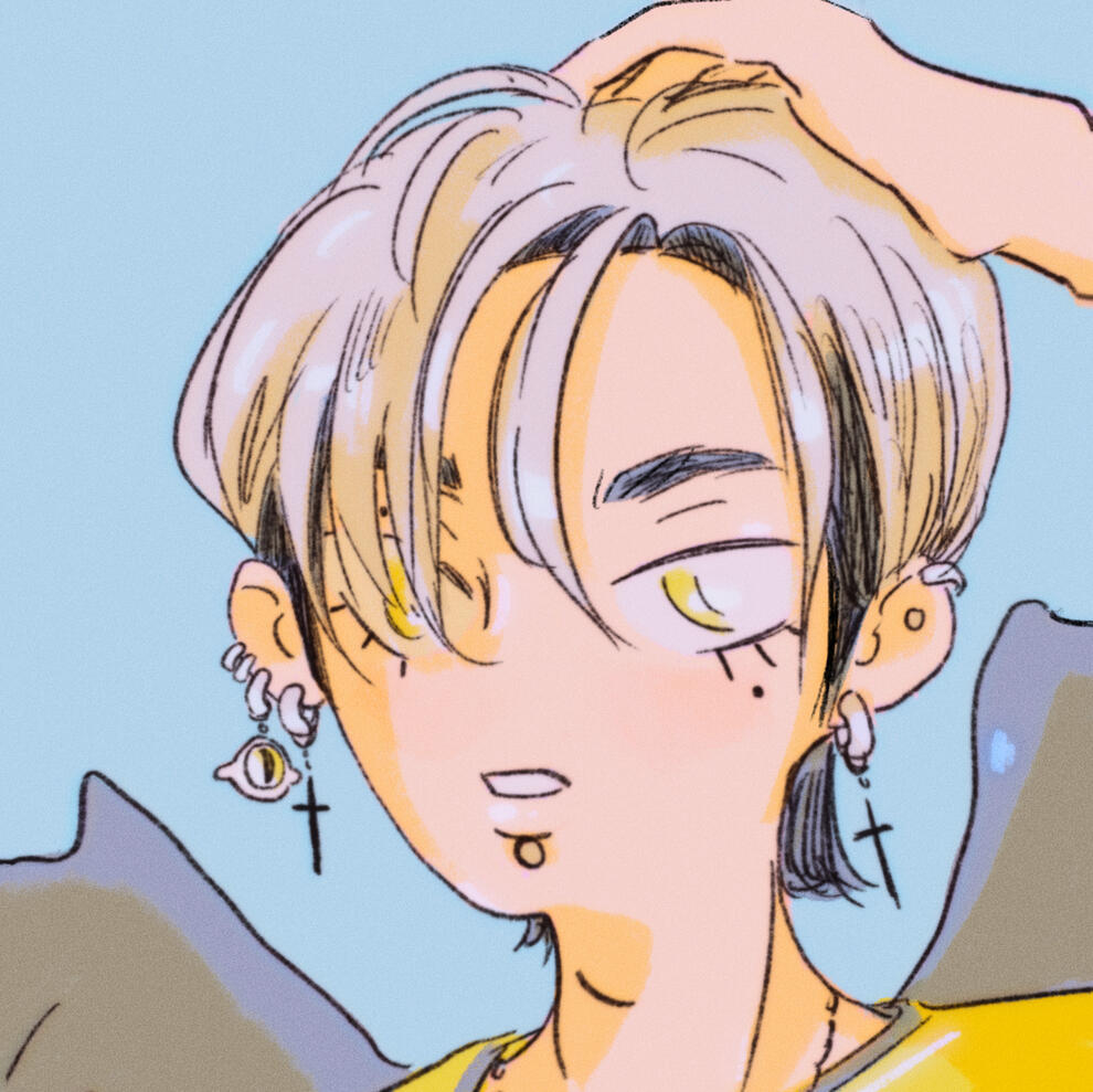 *A black angel (shot by cupid)*